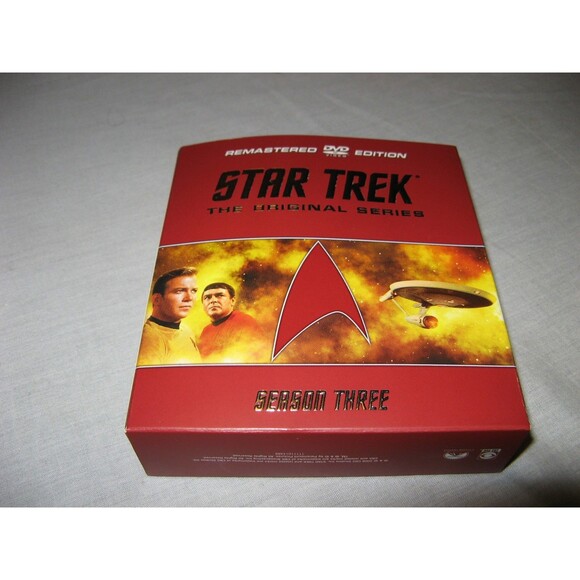 Star Trek The Original Series Remastered DVD Edition Seasons 1 2 3 With Card Set - Picture 11 of 12